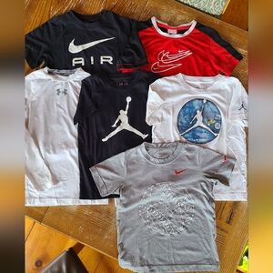 Nike Kids Short Sleeve Tees, UnderArmour  - Sz Youth SM, toddler Lg 5/6 & 6/7